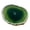 Green, variant on Opvise Polished Dyed Coaster Compact Stone Natural Agate Sliced Coaster Desktop Decor
