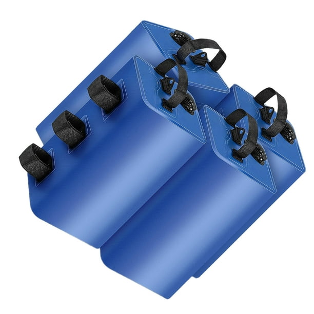 Billuyoard Bolsas de arena portátiles para patas de toldo, ajuste Universal, pesas duraderas para tipi, Juego de 4, 4 Uds. Jardín y Patio azul 10L