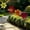 Pack of 4, variant on Summercome Metal Flower Wind Spinners, Kinetic Garden Stakes with H-Base, Colorful 3D Floral Windmills for Yard, Patio, Lawn, and Pathway Decor (Wine)