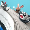 thumbnail image 3 of Clearance!XEOVHV 1 Pieces 3D Cartoon Animal Bookmark Set for Kids Novelty Funny Cute Bookmarks Squashed Animals Reading Bookmark Stationery Presents Party Favors for Kids Student, 3 of 9