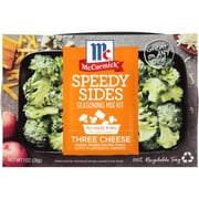 McCormick Three Cheese Speedy Sides Seasoning Mix Kit, 1 oz