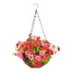 thumbnail image 4 of Cesta de flores de margaritas artificiales, cadena para maceta, colgador de plantas rosa, 4 of 9