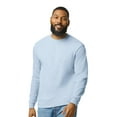 thumbnail image 4 of Gildan Men's Heavy Cotton Long Sleeve T-Shirt, 100% Cotton, Adult T-Shirt, Classic fit Tee, Light Blue, M, 4 of 5