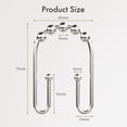 thumbnail image 5 of 12 Pcs Shower Curtain Hooks, Metal Shower Curtain Rings Rust Proof, Double Sided Shower Curtain Hooks for Shower Curtain Liner Smooth, 5 of 7