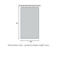 thumbnail image 5 of No. 918 Intersect 2-Pack Ogee Print Semi-Sheer Grommet Curtain Panel Pair, 5 of 5