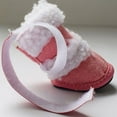 thumbnail image 4 of Methold Botas para mascotas Lluvia Nieve Zapatos para cachorros Calzado para mascotas antideslizante a prueba de frío Ropa para mascotas rosado dos Methold PT000052-02, 4 of 6