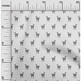 thumbnail image 2 of oneOone Cotton Cambric White Fabric Animal Craft Projects Decor Fabric Printed By The Yard 42 Inch Wide, 2 of 5