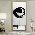 thumbnail image 5 of Chinese Ink Painting Doorway Curtain Japanese Noren Bedroom Divider Kitchen Partition Bathroom Door Decor,33.5"x59", 5 of 6
