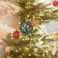 thumbnail image 4 of Fiudx Liquidación de ahorros de verano Adornos para el hogar personalizados Adornos con nombre y letras Adornos con iniciales personalizados Regalos de Navidad Recuerdos familiares Adornos con monogr, 4 of 5