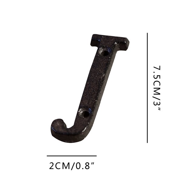 SMihono Creative Alloy Wrought Iron Number Letter Creative DIY House Letter Home Decoration on Clearance