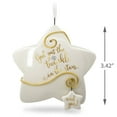 thumbnail image 5 of Hallmark Godchild Baptism You Shine Twinkle Star Keepsake White Porcelain Decorative Accent Ornament, 3.42", 5 of 6