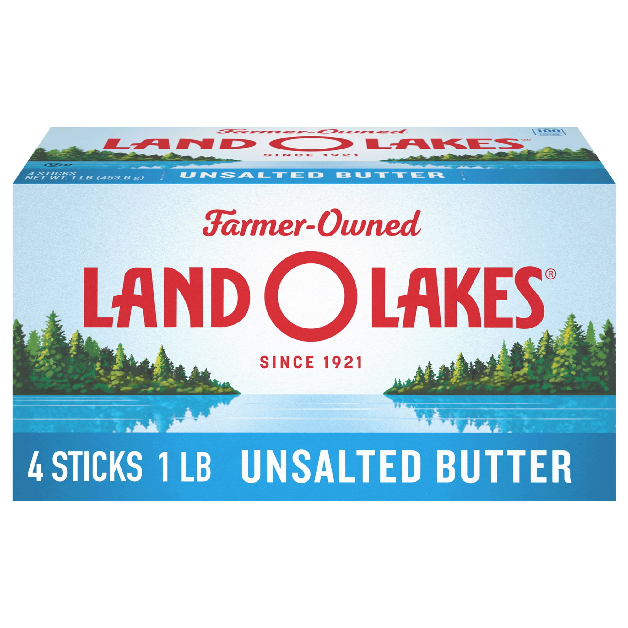 Land O Lakes Unsalted Butter, 4 Sticks, 1 lb Pack