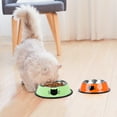 thumbnail image 2 of Byepica 3PCS Pet Bowl Stainless Steel Non-skid Base Dog Bowl Cat Bowl with 2 Food Scoop, 2 of 10