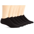 thumbnail image 1 of 12 Pares de Forros Invisibles Casuales para Mujeres sin Espectáculo Calcetines para Zapatillas, Talla de Zapato 5-10, 1 of 3