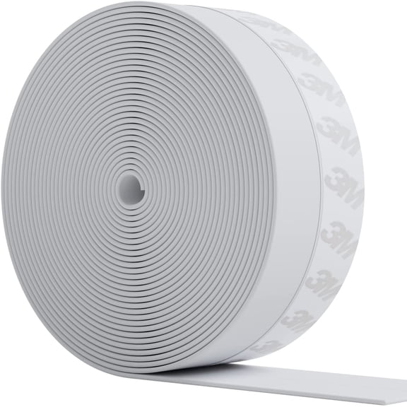 33 Feet Self Stick Silicone Door Seal Strip for Windows, Doors, Glass Shower Door, Sliding Door Weatherstrip Draft Stopper Weather Stripping Tape Roll Exterior Door Frame Sealers