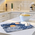 thumbnail image 6 of Yayeee Dish Drying Mat for Kitchen Counter 18"x24" Microfiber Absorbent Pad, Blue Night Sky, 6 of 7