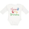 thumbnail image 3 of Inktastic I Love My Grandma Boys or Girls Long Sleeve Baby Bodysuit, 3 of 5