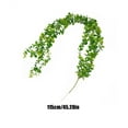 thumbnail image 3 of COM1950s Living Room Decor,Decorations for Living Room,Simulation Green Rattan Artificial Vines Hanging Ceiling Indoor Living Room Layout Decoration Simulation Rattan 47In,Vines for Room Decor, 3 of 6