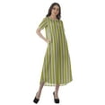 thumbnail image 2 of Moomaya Robes d'Été pour Femmes Imprimées Grande Taille en Coton Flex Robes pour Dames, 2 of 5
