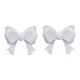 thumbnail image 3 of 2x Accesorios para auriculares con lazo, decoración para fiestas, regalo de Navidad, lindo regalo para mujeres, Año Nuevo Blanco, 3 of 9