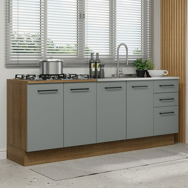 Cocina Integral Completa Modular Madesa Agata 150cm BG 01