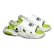 thumbnail image 5 of Sandalias deslizantes para hombre, sandalias de playa con punta abierta, antideslizantes, a la moda, para viajar y caminar Verde 40 41, 5 of 8