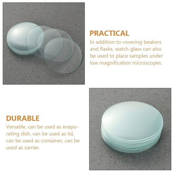 Amosfun 10-Pack Glass Beakers Lids, Beaker Covers for Science Experiments, Lab Use and Educational Activities