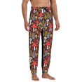 thumbnail image 4 of Kdxio Mushrooms And Leaves Pattern Joggers,Sweatpants for Men with Pockets-Small, 4 of 5