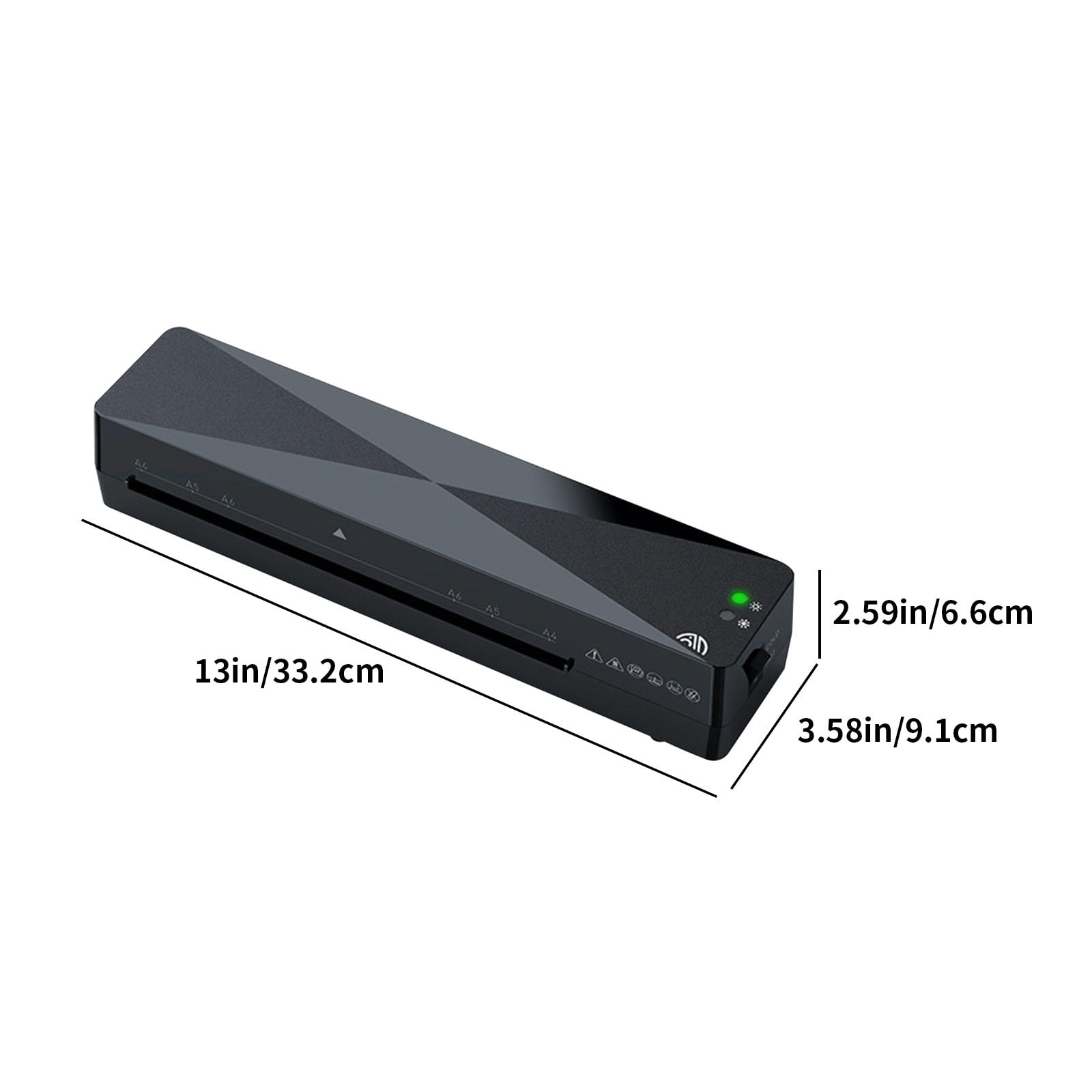Mini Photo Laminator Automatic Small Laminator, A4 A5 A6 Size Home Laminating Machine with Fast Preheat Low Noise, Photo Plastic Sealer for Documents Photos Craft Projects