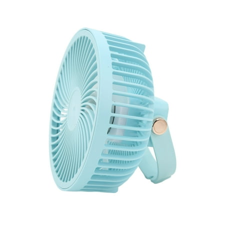 

Camping Light Fan Wind Distance Hanging Tent Fan 4 In 1 ABS Material Three Levels Adjustment For Outdoor Blue Pink