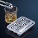 thumbnail image 1 of piedra de whisky de acero inoxidable, juego de bolas de hielo recongelables con estuche de almacenamiento, regalos únicos de Navidad Bourbon, enfriador de vino (8 piezas) Shuxiu Wang 8390615149297, 1 of 3
