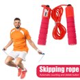 thumbnail image 4 of Cuerda de saltar profesional para contar la cuerda de saltar de PVC para deportes de fitness (rosa roja) Ndcxsfigh Nuevos Originales, 4 of 9