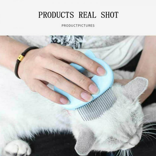 Leonard Cat Massage Brush/ Comb/ Cat Grooming/ Cat Metal Dog Comb/ Metal Comb for Dogs/ Greyhound for Cats/ To Remove Loose Hairs - Walmart.com