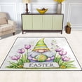 thumbnail image 5 of Ryvnso Gnome Tulip Flower Area Rug Floor Mats Non-Slip Home Carpet 63 x 48 inch, 5 of 7