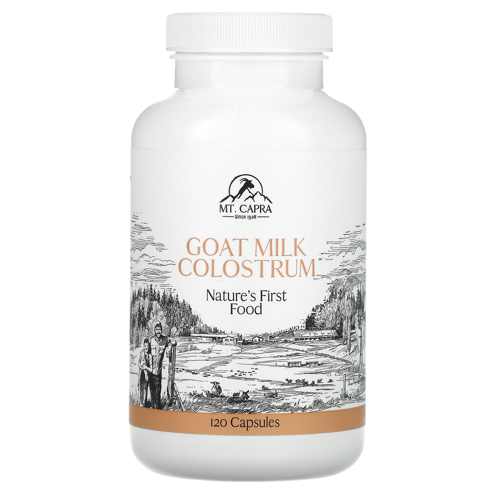 Mt. Capra Products CapraColostrum Goat Milk Colostrum 120 Capsules