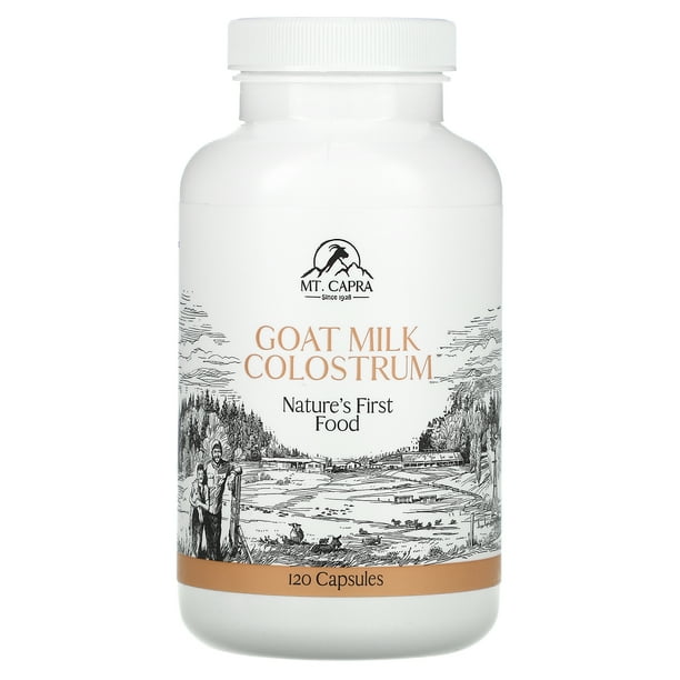 Mt. Capra Products CapraColostrum Goat Milk Colostrum 120 Capsules