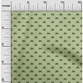 thumbnail image 2 of oneOone Cotton Poplin Light Green Fabric Tractor Sewing Fabric By The Yard Printed Diy Clothing Sewing Supplies 42 Inch Wide, 2 of 5