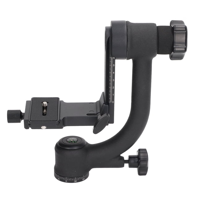 Ball Head Stabilizer, 20kg Maximum Load 1/4 Inch Screw Panoramic Ball Head 3/8 Inch Screw Hole With Quick Release Plate For Wildlife Photography ANGGREK Tripod Ball Head