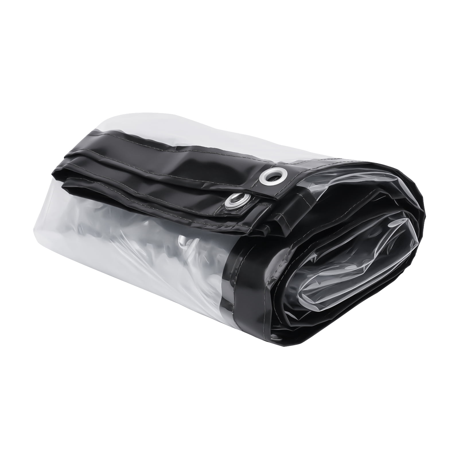 Clear Vinyl Tarp for Patio, Outdoor Clear Tarp Curtain, PVC Outdoor Clear Tarp for Porch Screens, Deck Covers, Patio Enclosures