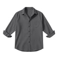 thumbnail image 4 of jjayotai Men's Oxford Shirt Long Sleeve Casual Button down Shirts Regular Fit Dress Shirts, 4 of 6