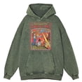 thumbnail image 4 of Sudadera con capucha retro desgastada con estampado de ovni "Here Comes The Apocalypse" para hombre, sudadera de algodón de otoño, ropa informal holgada 100 % algodón, 4 of 4