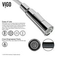 thumbnail image 6 of VIGO Laurelton Chrome Pull-Down Spray Kitchen Faucet with Soap Dispenser, 6 of 9