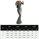 thumbnail image 2 of Vestido Largo Con Cola De Pez Vestido ajustado sin espalda Estilo de salón sexy Traje diario de color sólido (Gris L) Kuymtek para Mujer Gris T S, 2 of 9