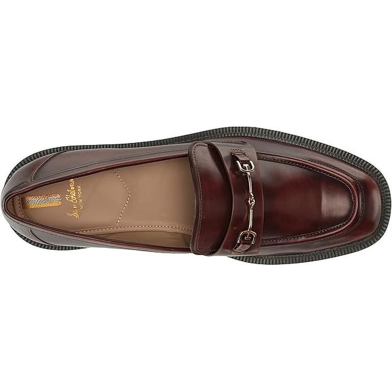 Sam Edelman Laurs Spiced Brandy Rounded Toe Slip On Chunky 