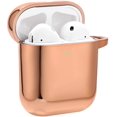 thumbnail image 2 of Compatible for AirPods Case TPU,Greaciary Protective Case Cover fit for Apple AirPods (04 Rose Gold + Keychain Pompom), 2 of 5