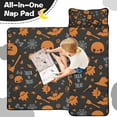 thumbnail image 4 of Trick or Treat Halloween Pattern Toddler Nap Mats for Kids Preschool,50"x20" Sleeping Mat Bag or Kids,Toddler Sleeping Bag,Toddler Nap Mat or Daycare, 4 of 6