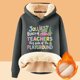 thumbnail image 2 of WILLBEST Sudadera con Capucha para Mujer, Estilo Invierno, con Forro de Terciopelo, Holgada y Cómoda, Ideal para Estudiantes (Modelo 1339) Grande, 2 of 3