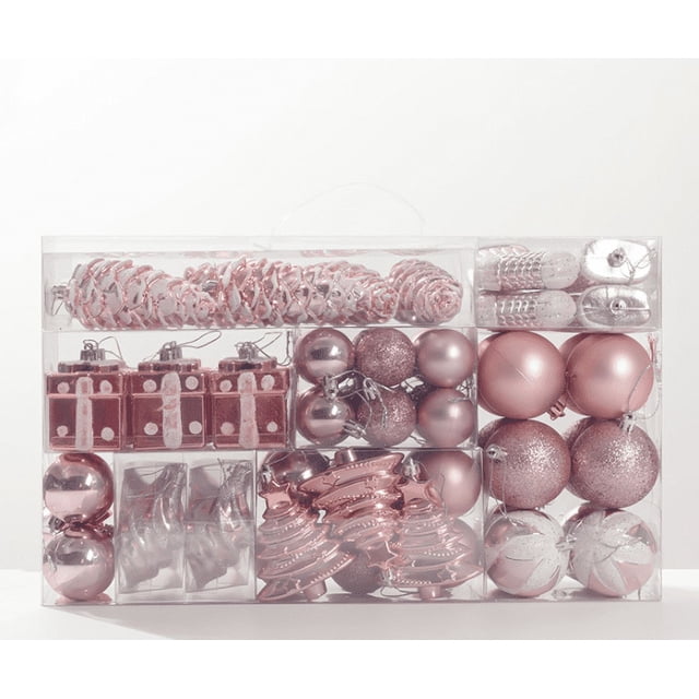 Bolas de Navidad Varios colgantes Juego de decoración de bolas resistentes a roturas $ Bolas de Navidad Árbol de Navidad Decoración de bricolaje Colgante $ Colgante Adornos de bolas colgantes