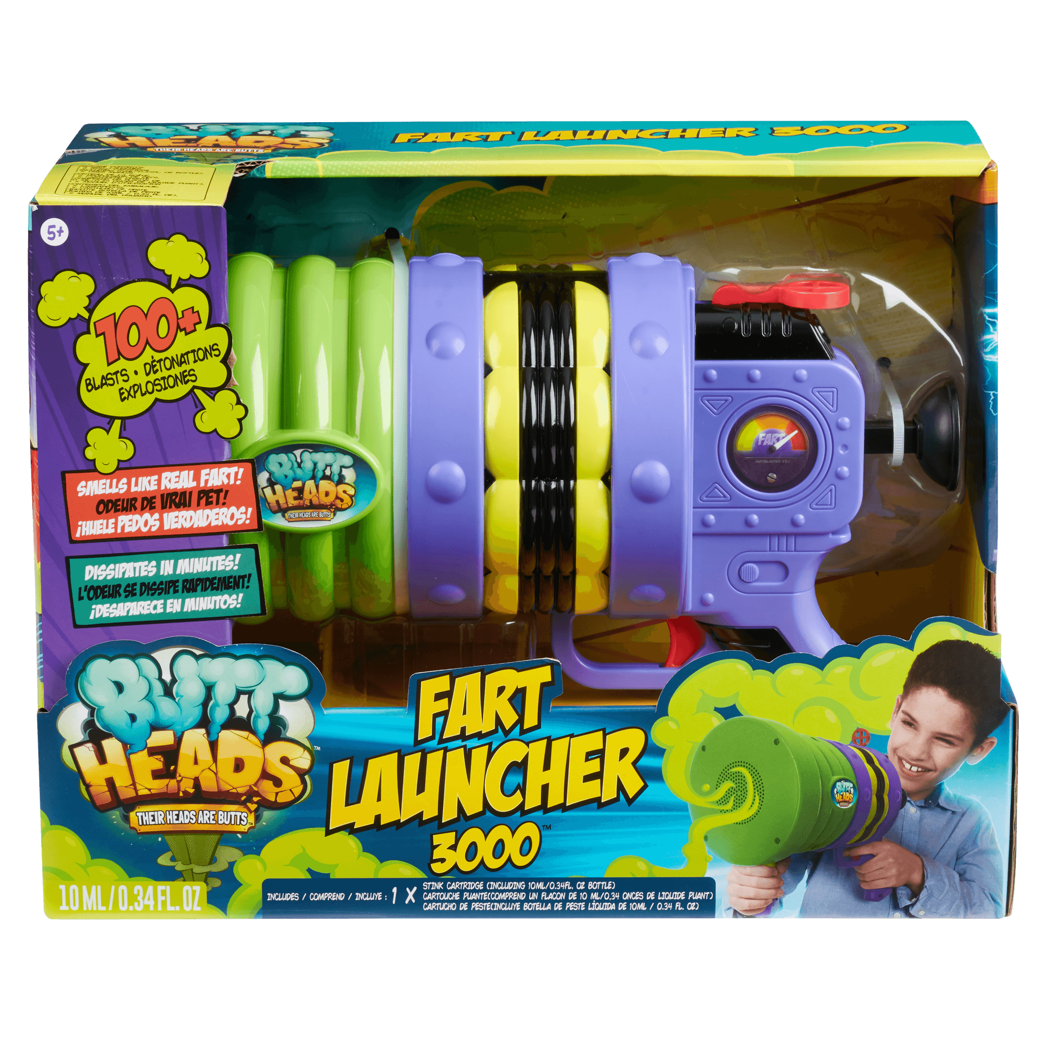 Details about   Fart Launcher 3000 Butt Heads Interactive Farting Toy WowWee Blaster 