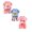 6pcs Baby Boys Summer Outfits-Light Pink+Light Blue+Watermelon Red, variant on Gerichy 6PCS Toddler Baby Boy Summer Clothes Set 6 12 18 24 Months 2T 3T 4T Tractor Print Short Sleeve T-Shirt Solid Shorts Outfit Sets